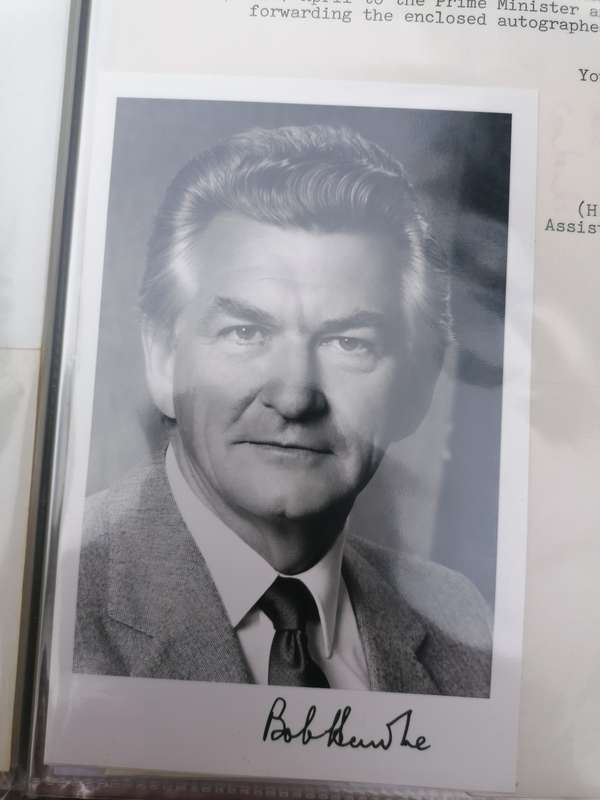 Bob Hawke - Former Australian Prime Minister - Signed