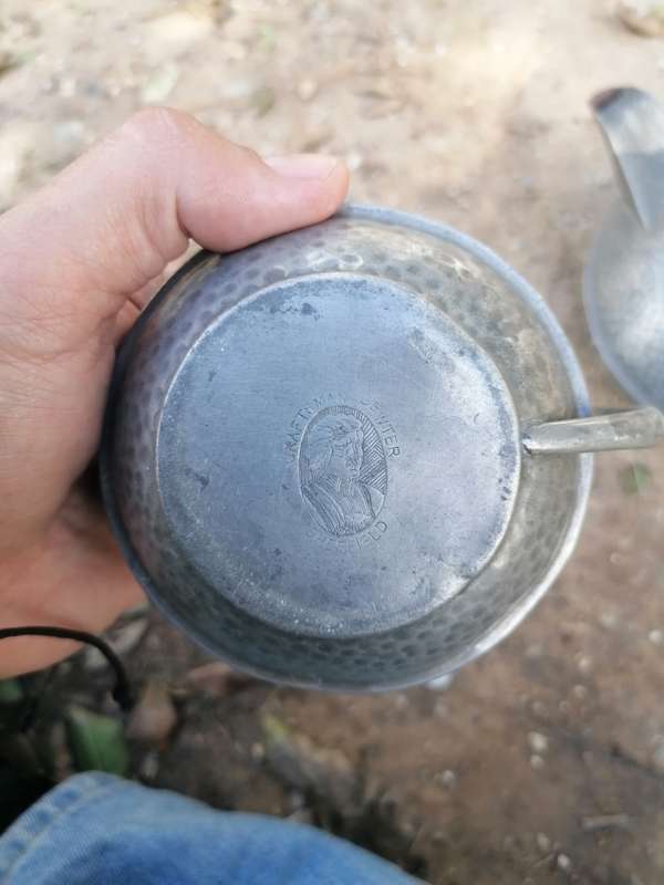 Art Deco Sheffield Pewter Craftsman Teapot