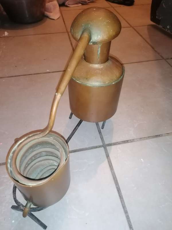 Very cute and unusual small vintage Copper Still