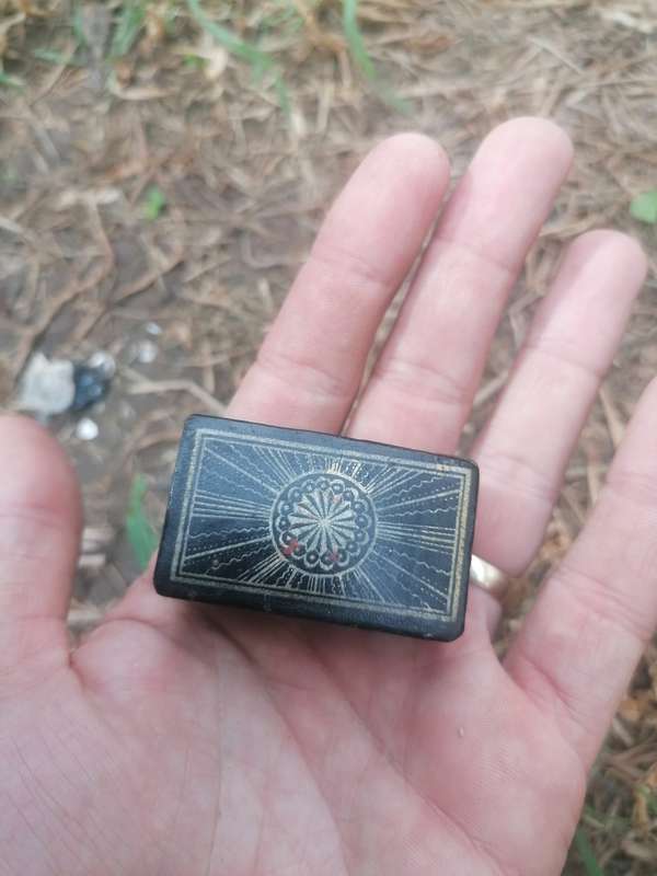 19th Century Papier Mache Snuff Box