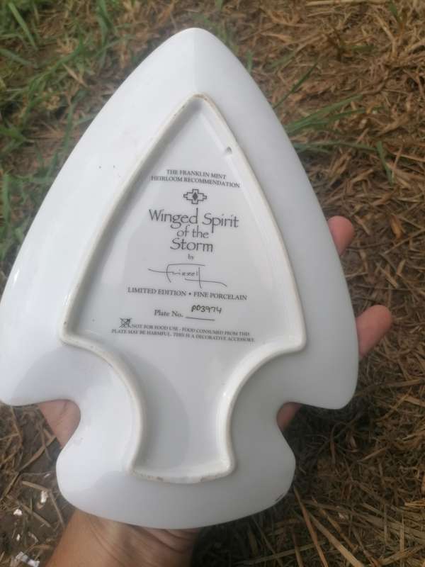Limited edition Winged Spirit of the Storm by Frizzle porcelain