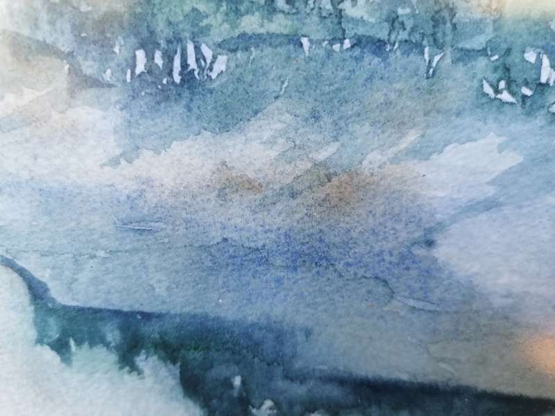 Watercolor painting by G. Henning