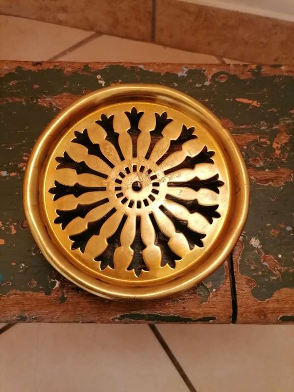 Solid Brass Teapot Trivet - 1902 - Joseph Sankey and Sons (J.S.&S) England