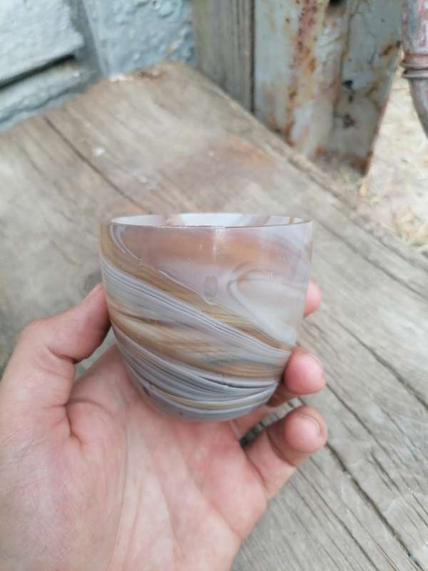 Glass art drinking glass