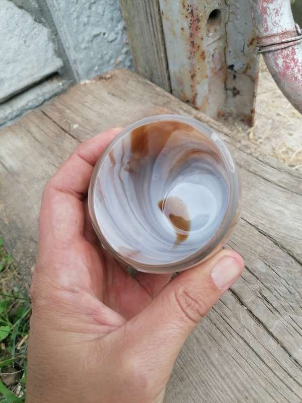 Glass art drinking glass