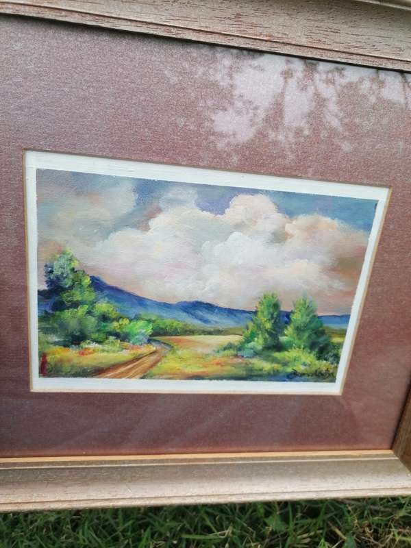 Lovely small framed painting