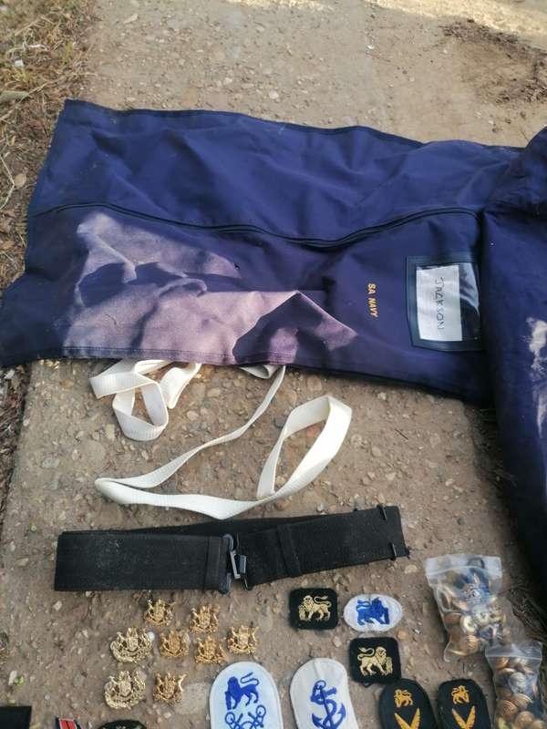 Large collection of south african navy stuff. As per picture