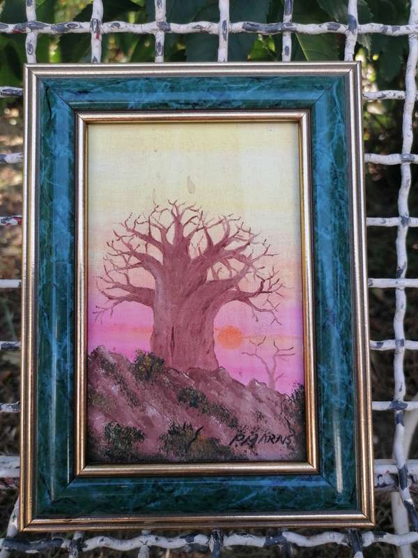 Lovely small painting by P. Marais
