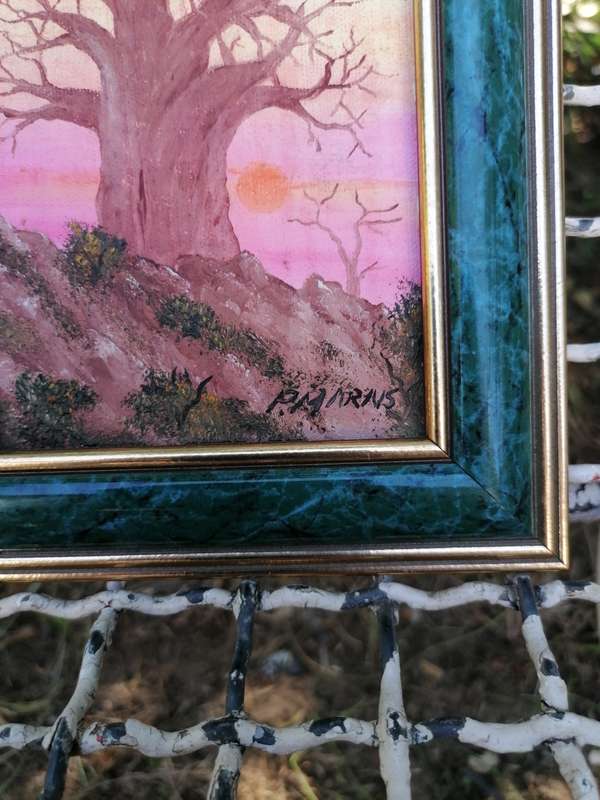 Lovely small painting by P. Marais