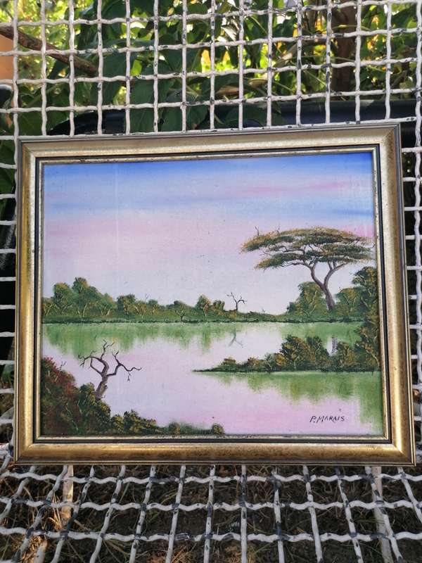 Lovely painting by P. Marais