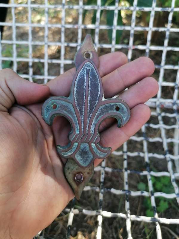 Vintage Fleur De Lis Door Knocker