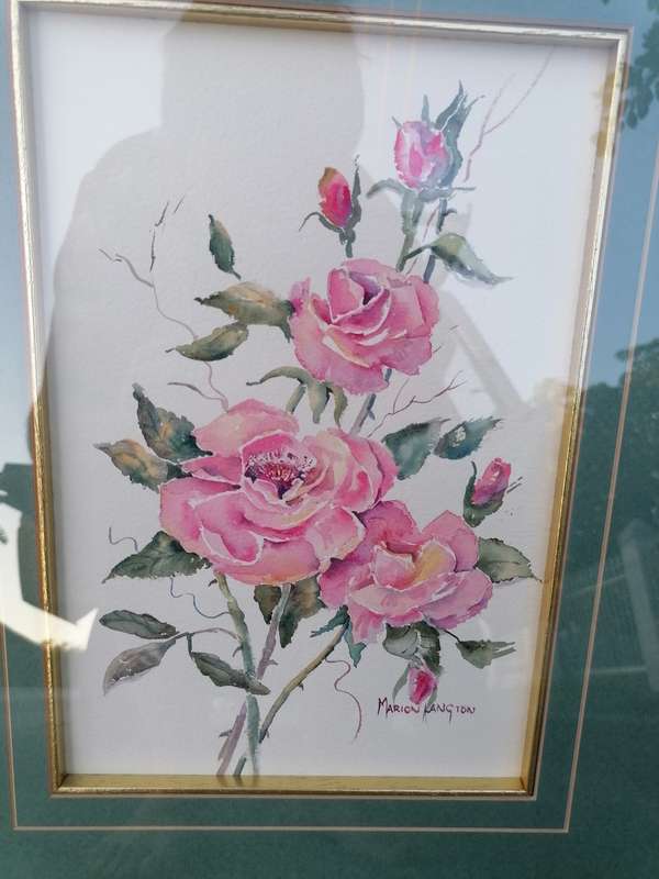 Lovely framed painting by Marlon langton