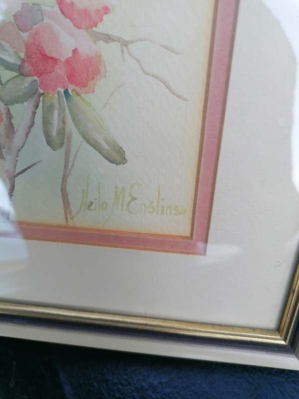 Stunning original framed painting by Heila M. Enslin