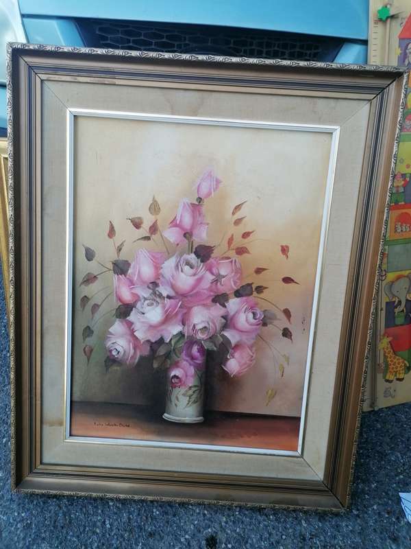 fabulous framed original signed `Celia Walsh-Diehl` (1915-1993)