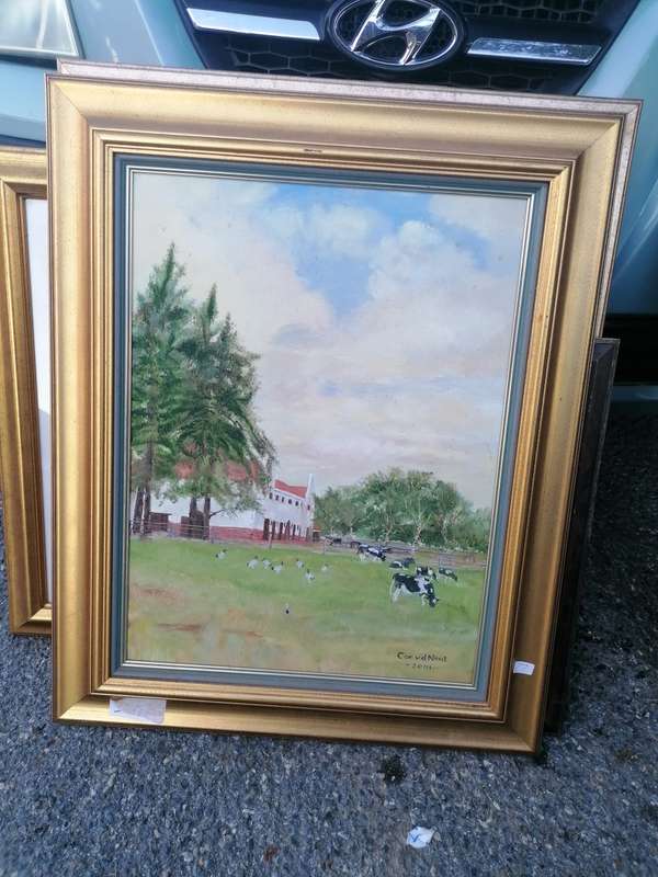 Original painting by cor van der neut