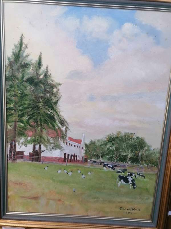 Original painting by cor van der neut