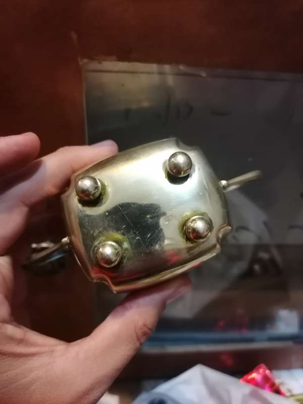 Art deco silver plated sugar holder