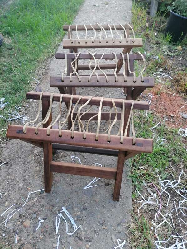 Vintage Jonker stinkhout knysna foldup chairs