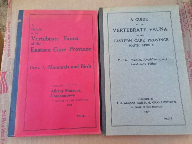 A Guide to the Vertebrate Fauna of Eastern Cape Province. Part 1-II