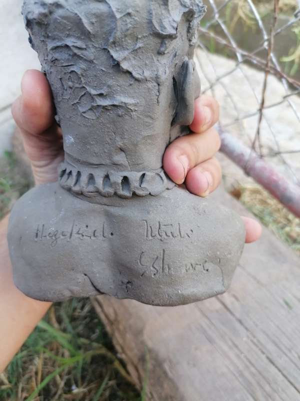 INVESTMENT Hezekiel Ntuli Eshowe `zulu` bust sculpture clay art original 1912-1973