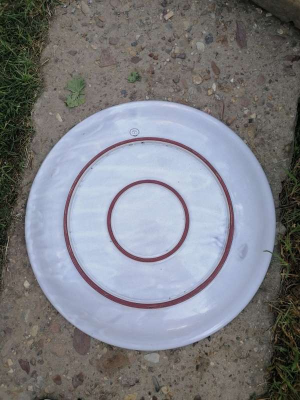 Massive large decor plate