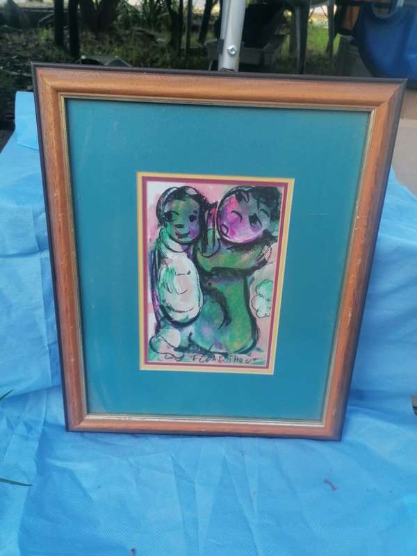 Framed Frans claurhout print