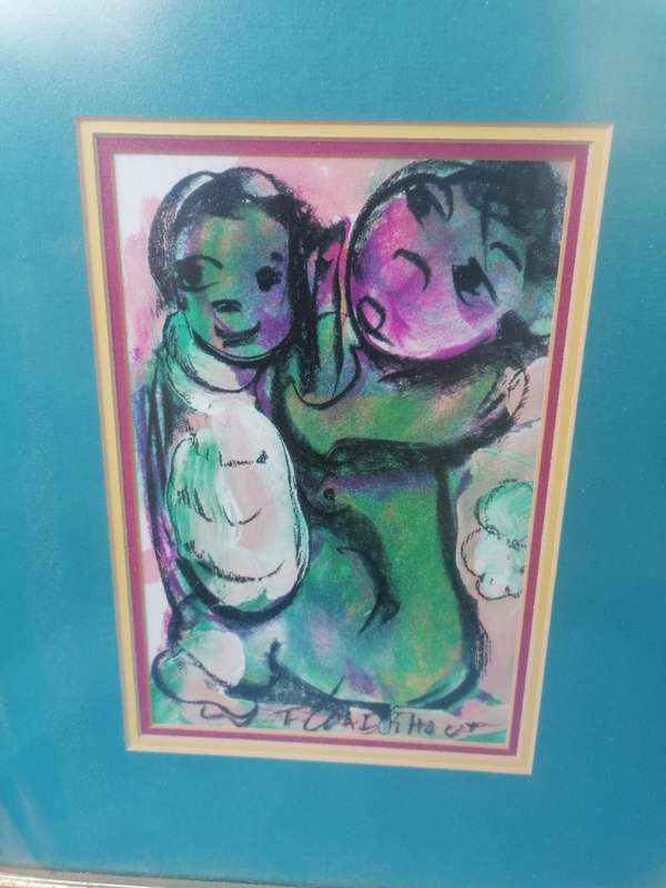 Framed Frans claurhout print