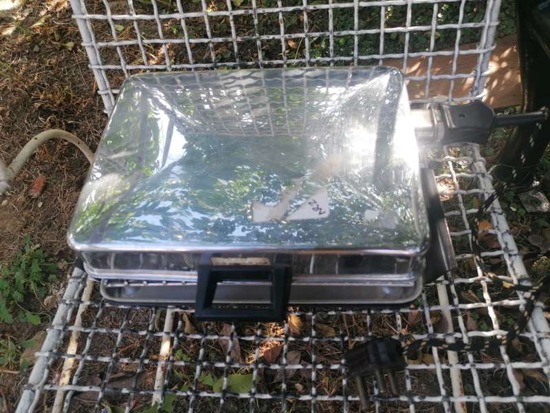 Old TV braai