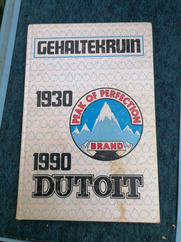 gehaltekruin 1930 - 1990 du toit gysbert du toit geteken