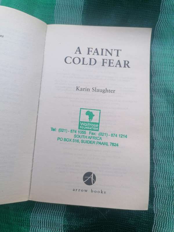 A Faint Cold Fear Novel by Karin Slaughter