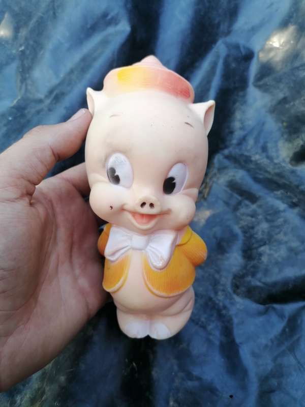 Porky Pig Squeeze Toy 1950`s