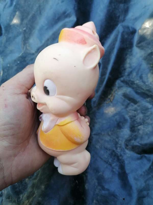 Porky Pig Squeeze Toy 1950`s