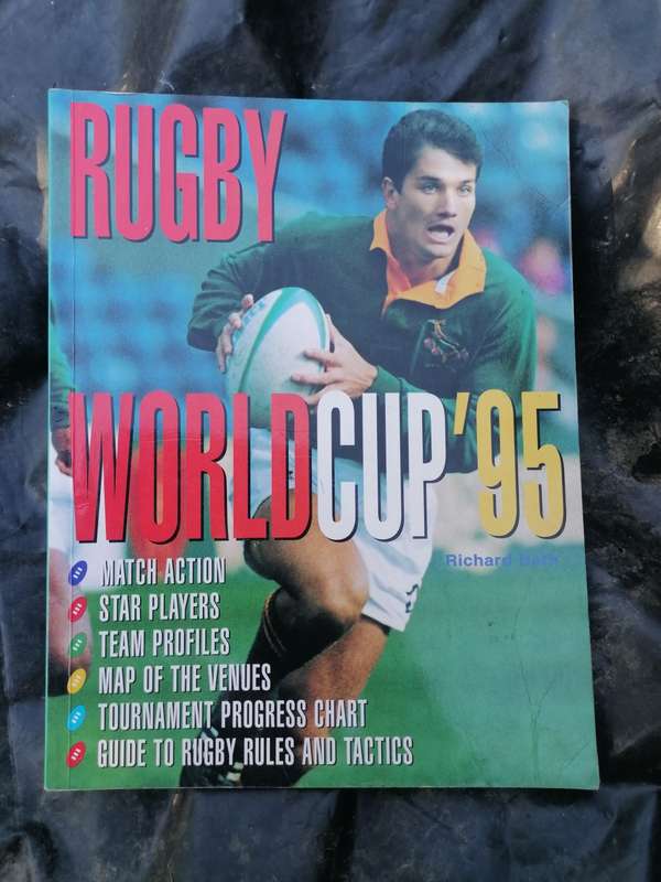 Rugby World Cup 1995 book. First page lose