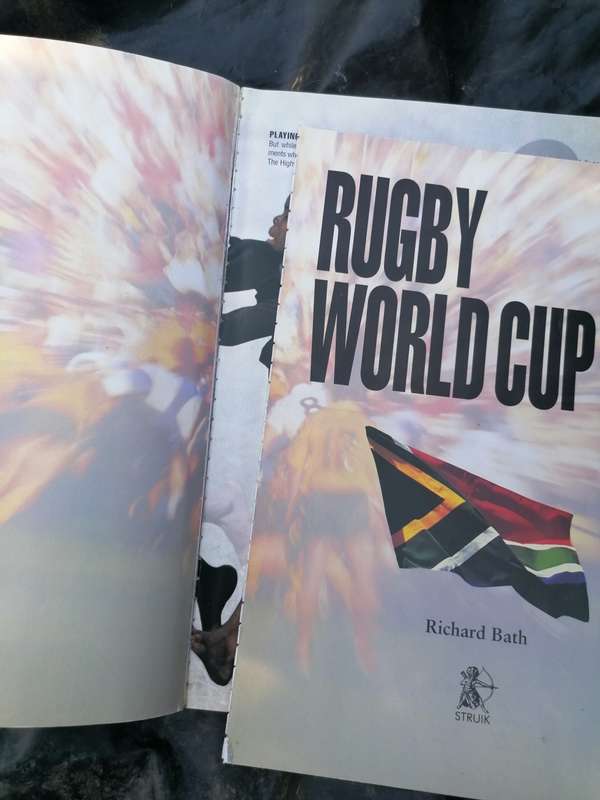 Rugby World Cup 1995 book. First page lose
