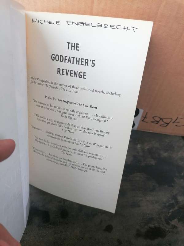 The Godfather`s Revenge Novel by Mark Winegardner