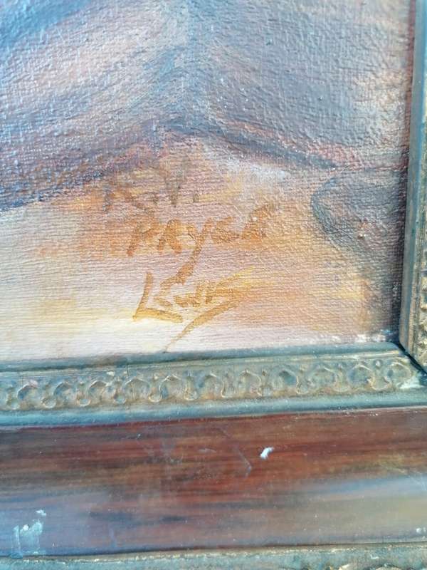 R.V. PRYCE-LEWIS (20th CENTURY)painting