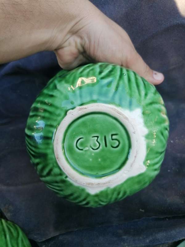 Collectible Majolica Cabbage Bowl