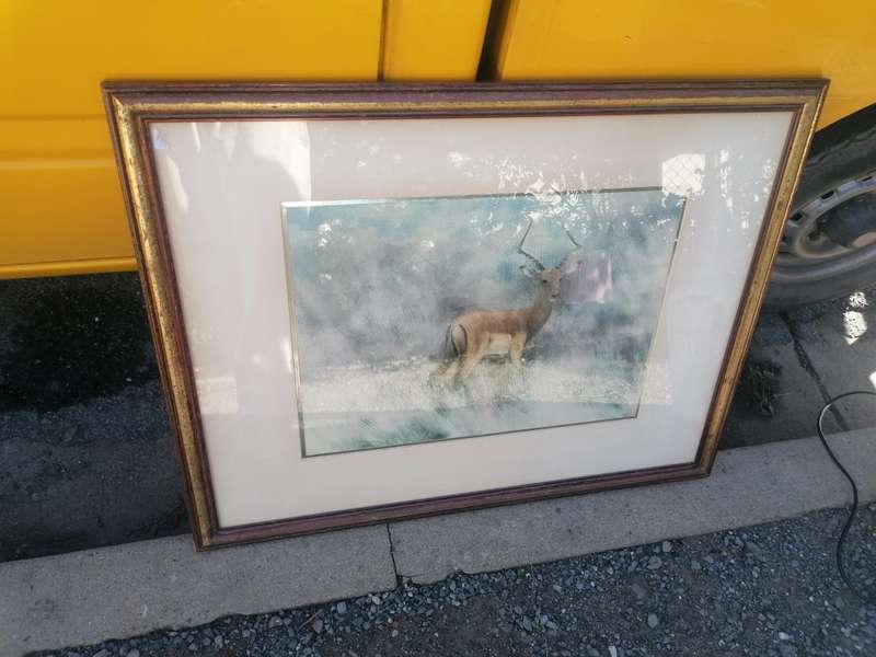 Lovely framed painting by Nell