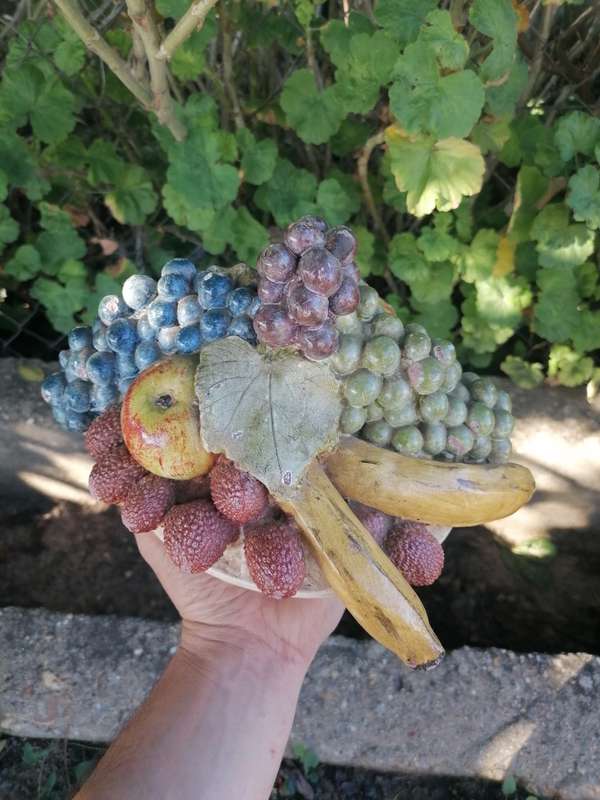 Vintage fruit ornament. Study pictures for condition