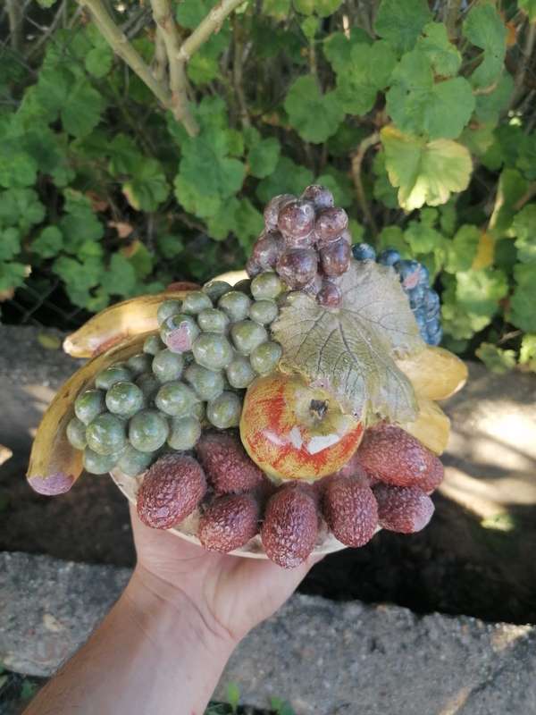 Vintage fruit ornament. Study pictures for condition
