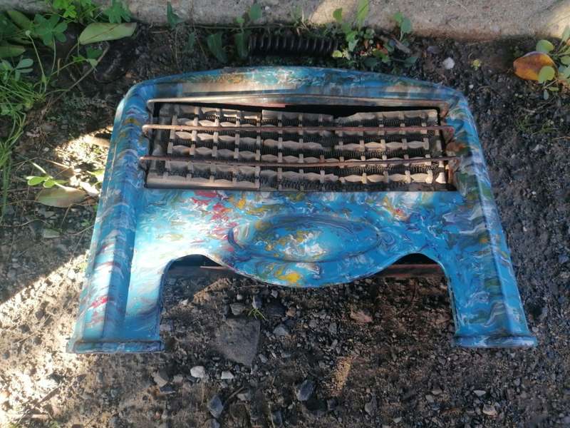 Art deco heater. Untested selling as display magnet made in England