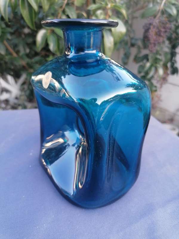 Rare find a original KASTRUP HOLMEGARD blue decanter