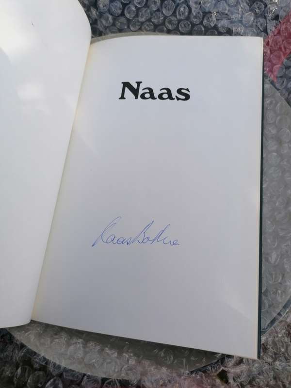 Naas botha signed book
