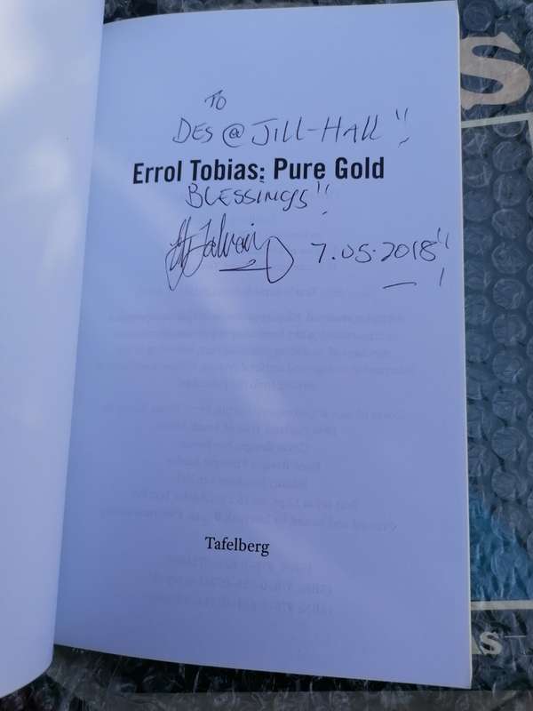 Pure Gold - Errol Tobias signed book