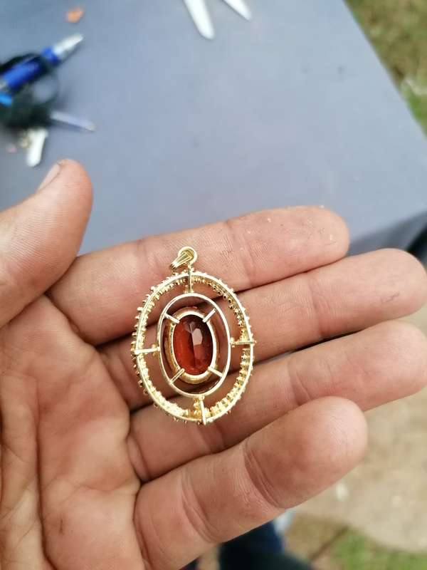 1960s K&L Kordes & Lichtenfels gold plated pendant