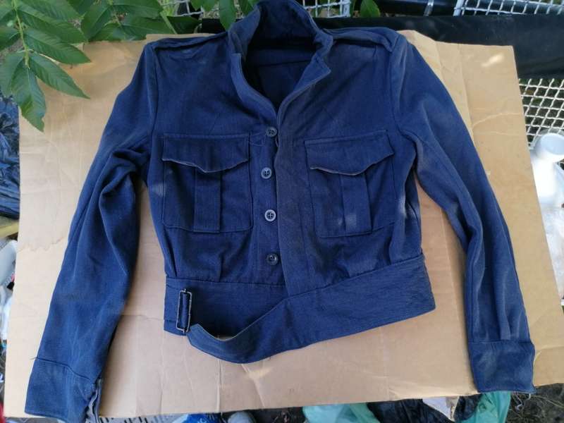SAAF (SA AIR FORCE) 1960s BLUE BUNNY JACKET SMALL