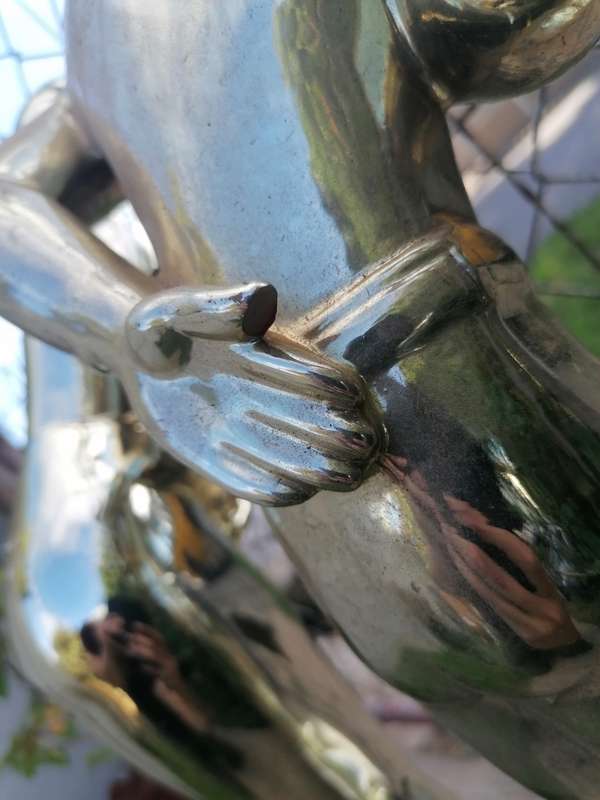 Pair of tall sculptures