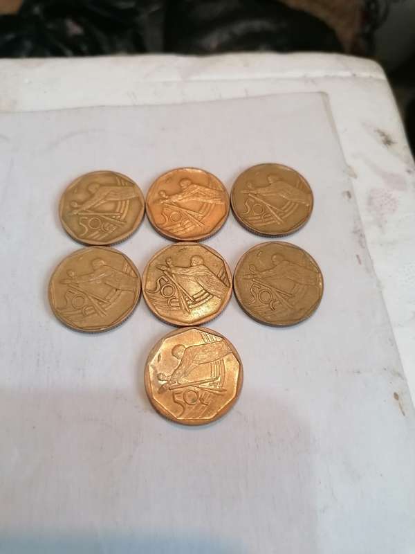 Low mintage 2003 cricket 50c coins. Bid per item