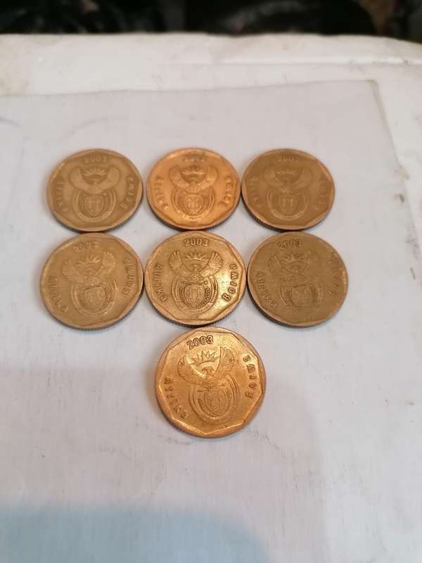 Low mintage 2003 cricket 50c coins. Bid per item