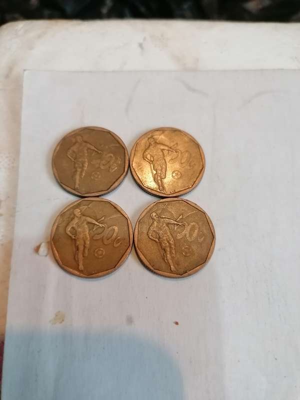 Low mintage 2002&2003 soccer 50c coins. Bid per item